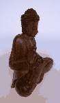 Buddha Hartholz, Figur Buddha aus Holz geschnitzt - 26 cm - P1020925-2.jpg